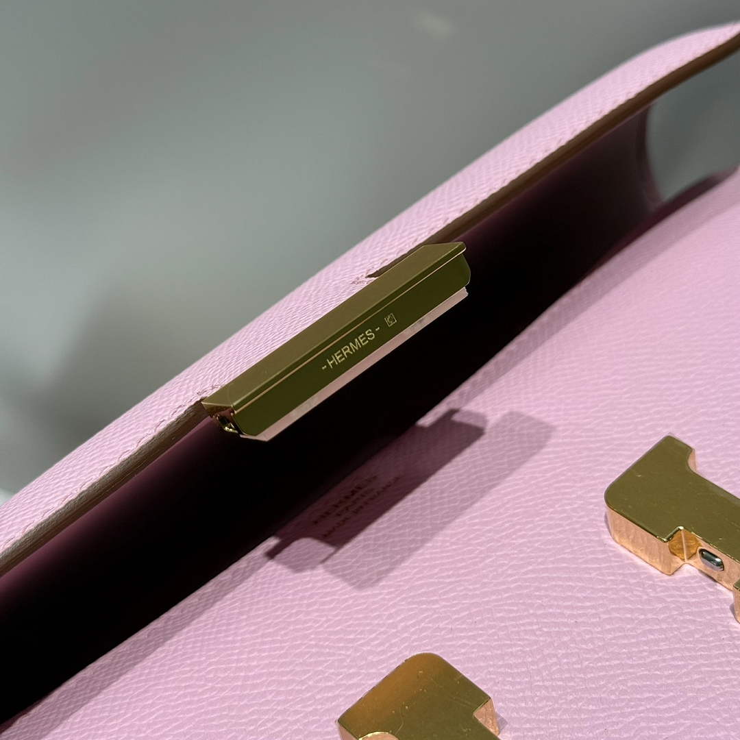 Hermes Constance Box Epsom Leather Light Purple Gold H082716