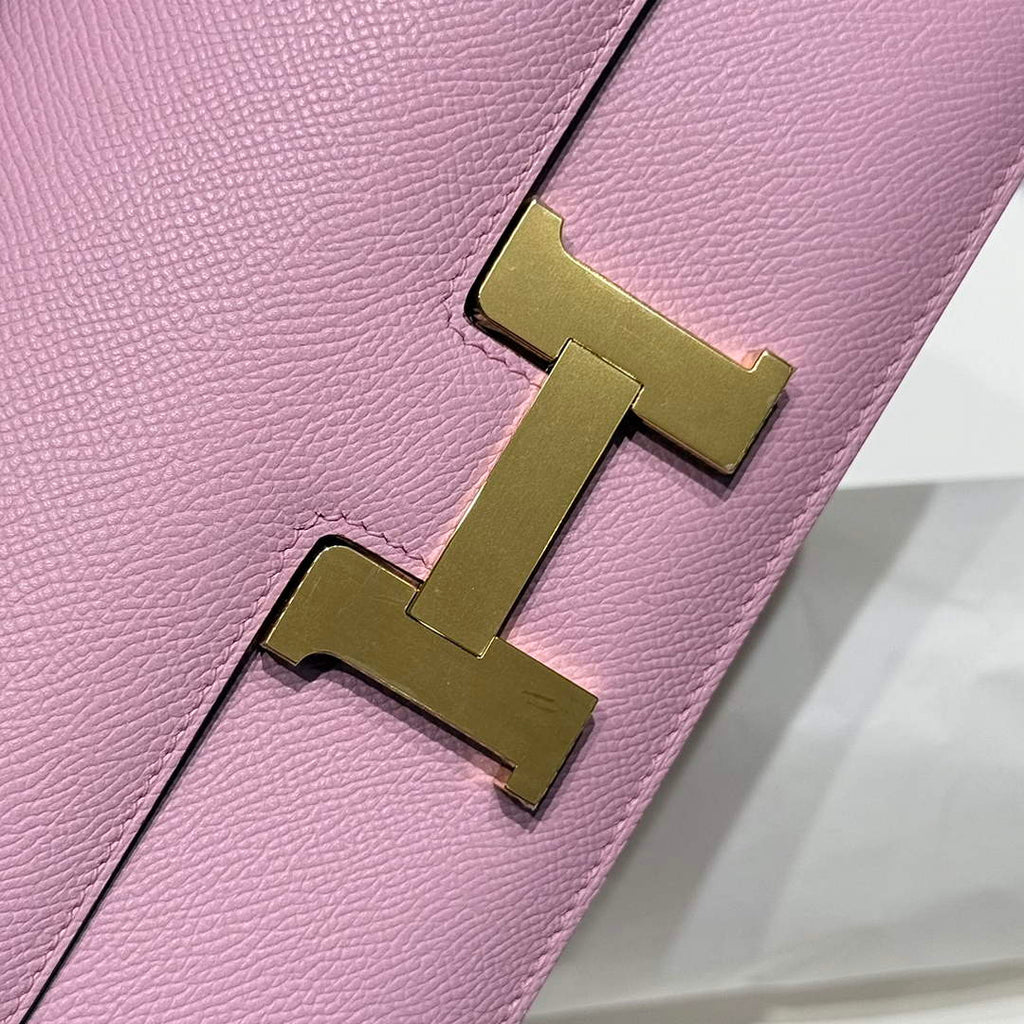 Hermes Constance Box Epsom Leather Light Purple Gold H082716