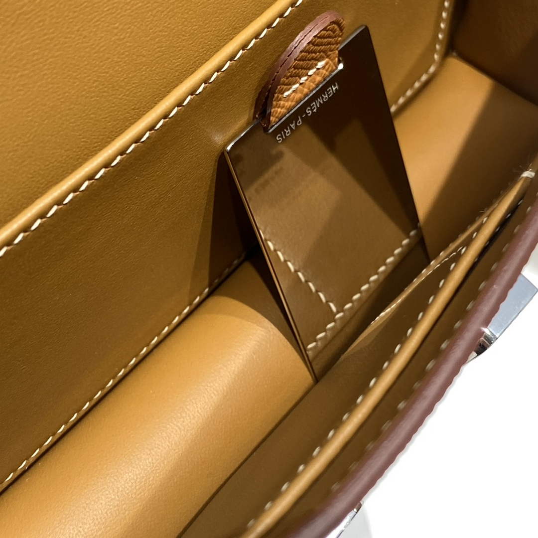Hermes Constance Box Epsom Leather Brown Gold H082709