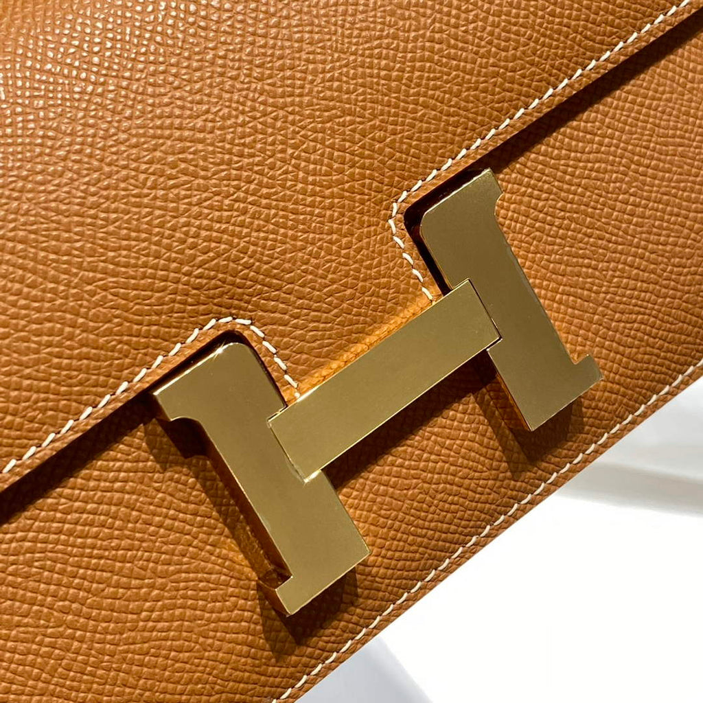 Hermes Constance Box Epsom Leather Brown Gold H082708