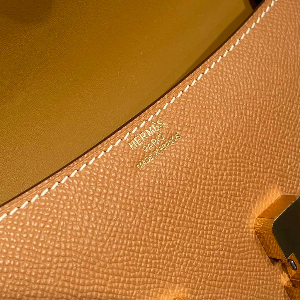 Hermes Constance Box Epsom Leather Brown Gold H082708