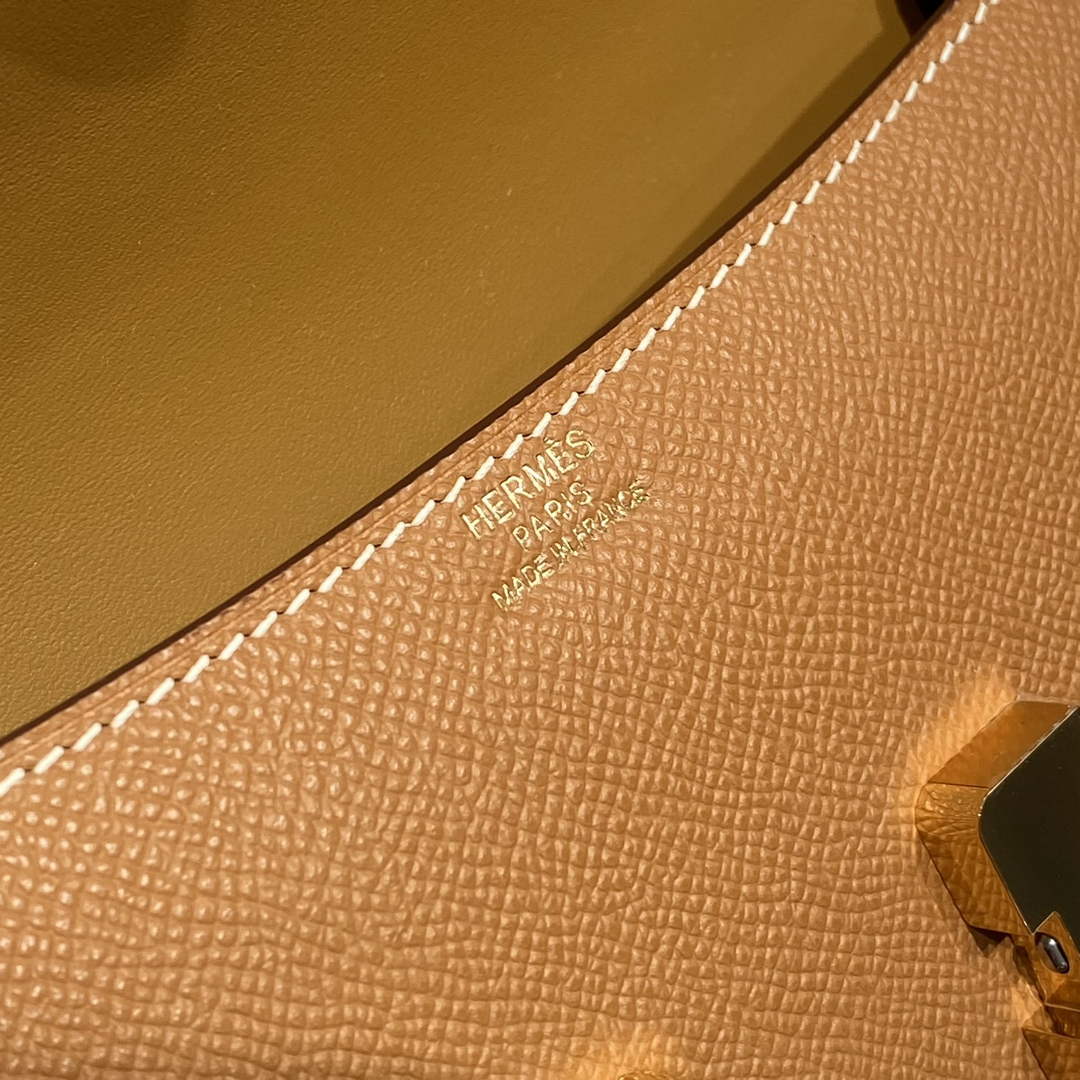 Hermes Constance Box Epsom Leather Brown Gold H082708