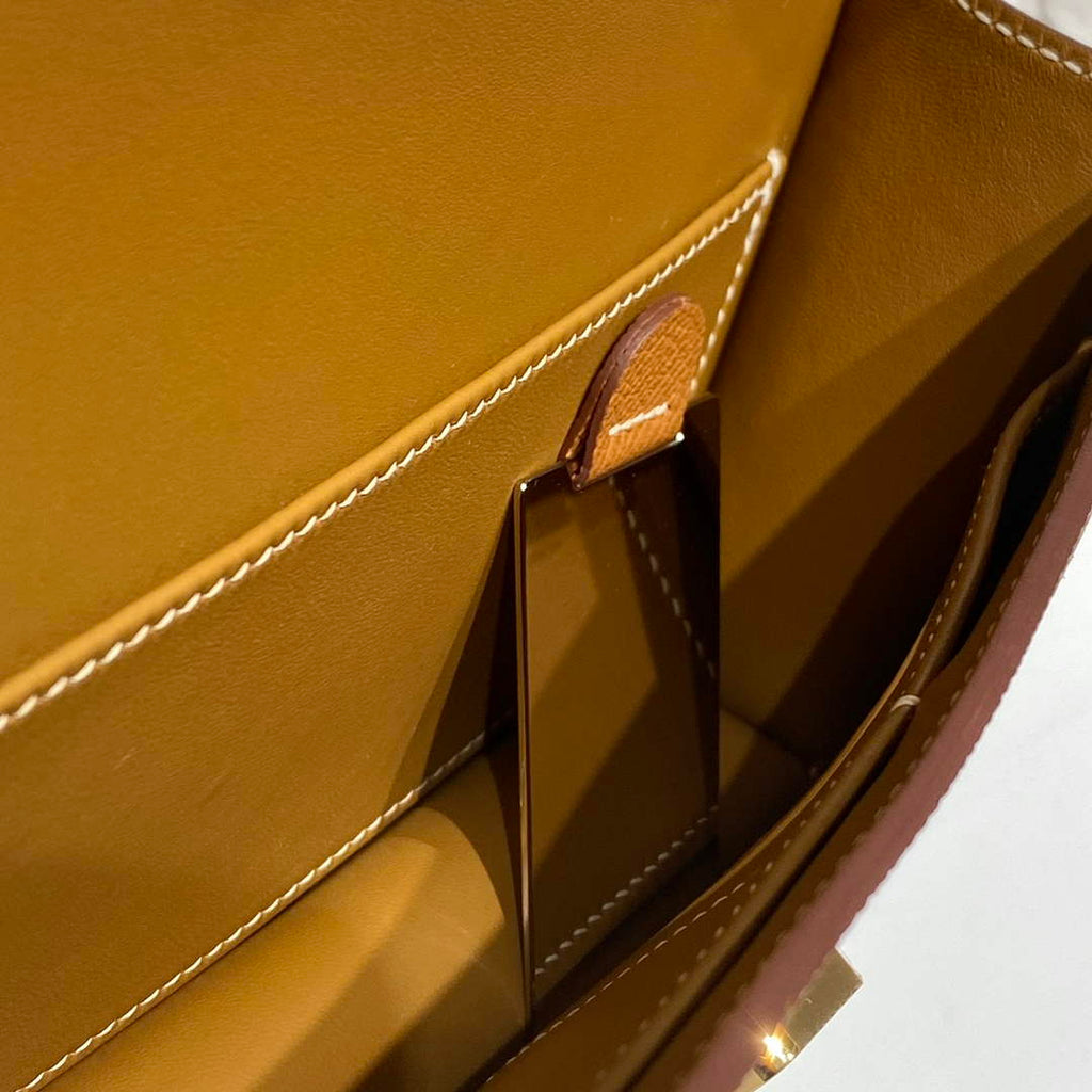 Hermes Constance Box Epsom Leather Brown Gold H082708