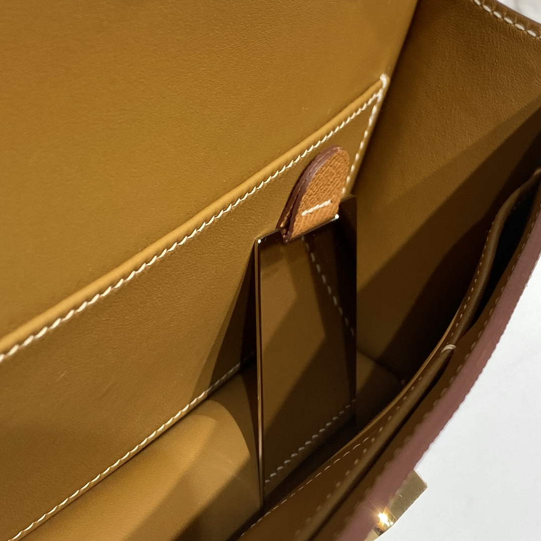 Hermes Constance Box Epsom Leather Brown Gold H082708