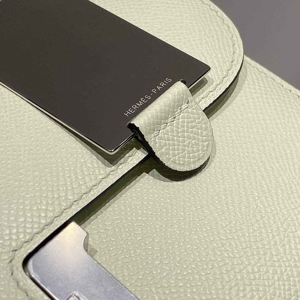Hermes Constance Box Epsom Leather Light Green Silver H082704