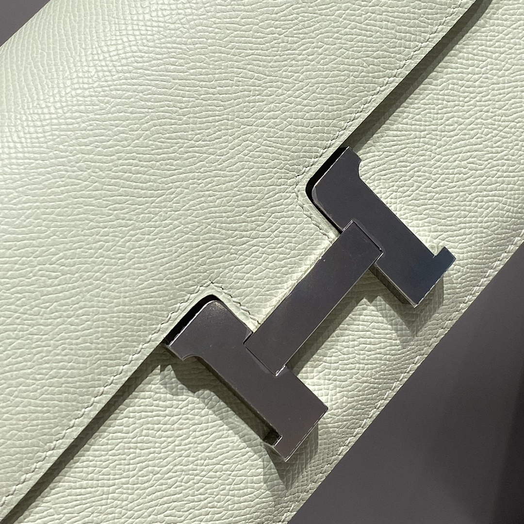 Hermes Constance Box Epsom Leather Light Green Silver H082704