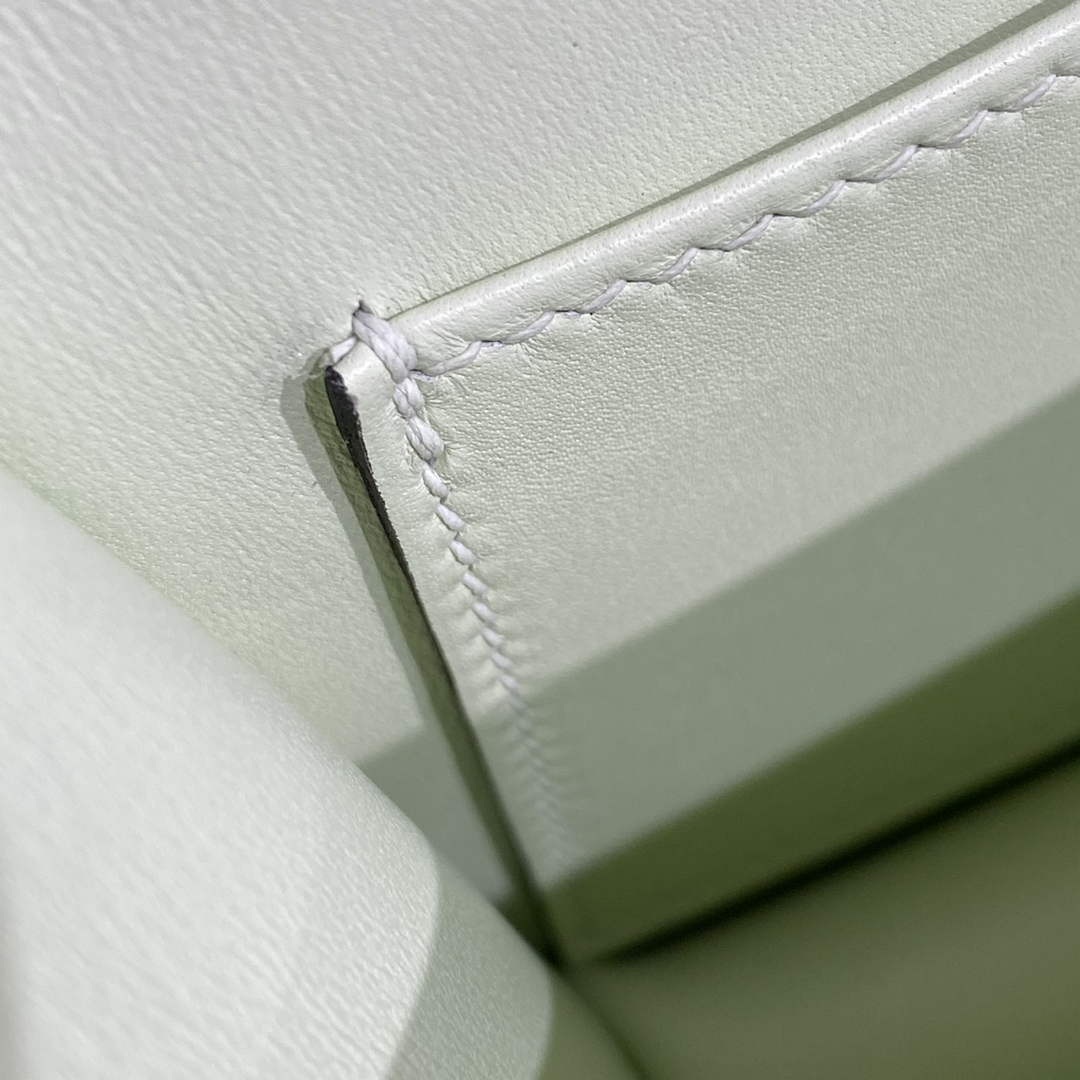 Hermes Constance Box Epsom Leather Light Green Silver H082704