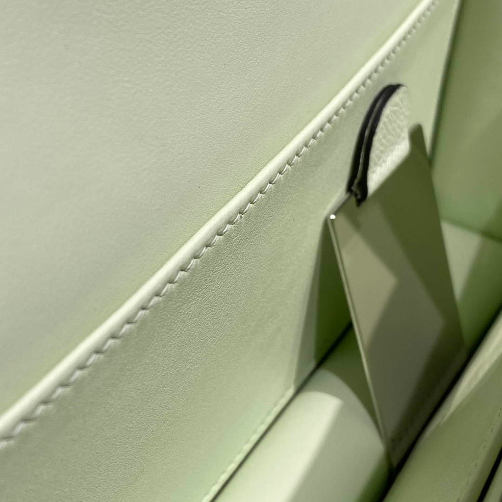 Hermes Constance Box Epsom Leather Light Green Silver H082704