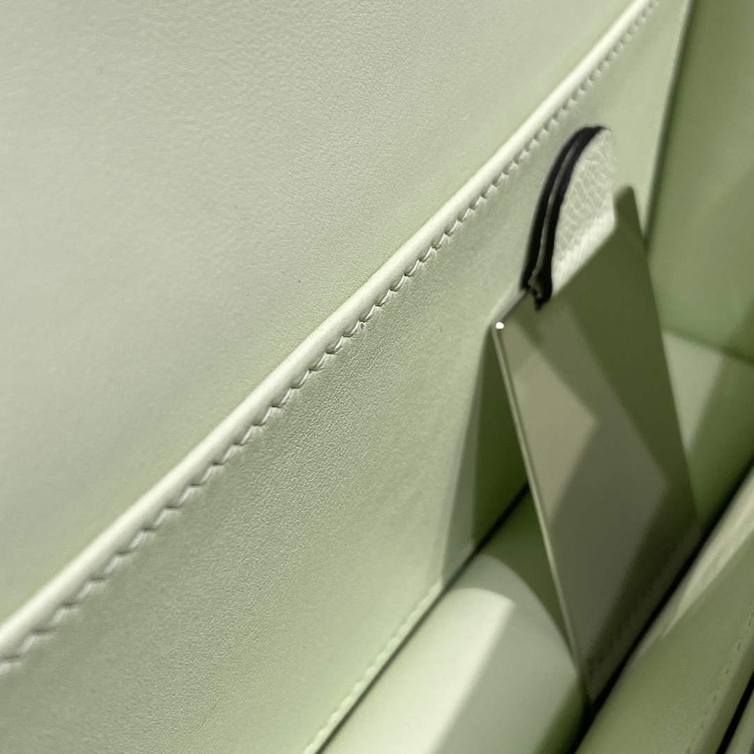 Hermes Constance Box Epsom Leather Light Green Silver H082704