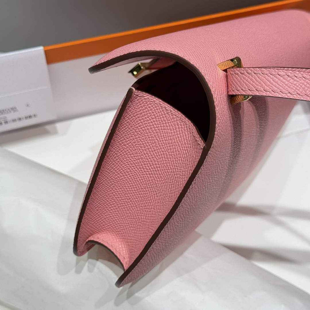 Hermes Constance Box Epsom Leather Pink Gold H082684