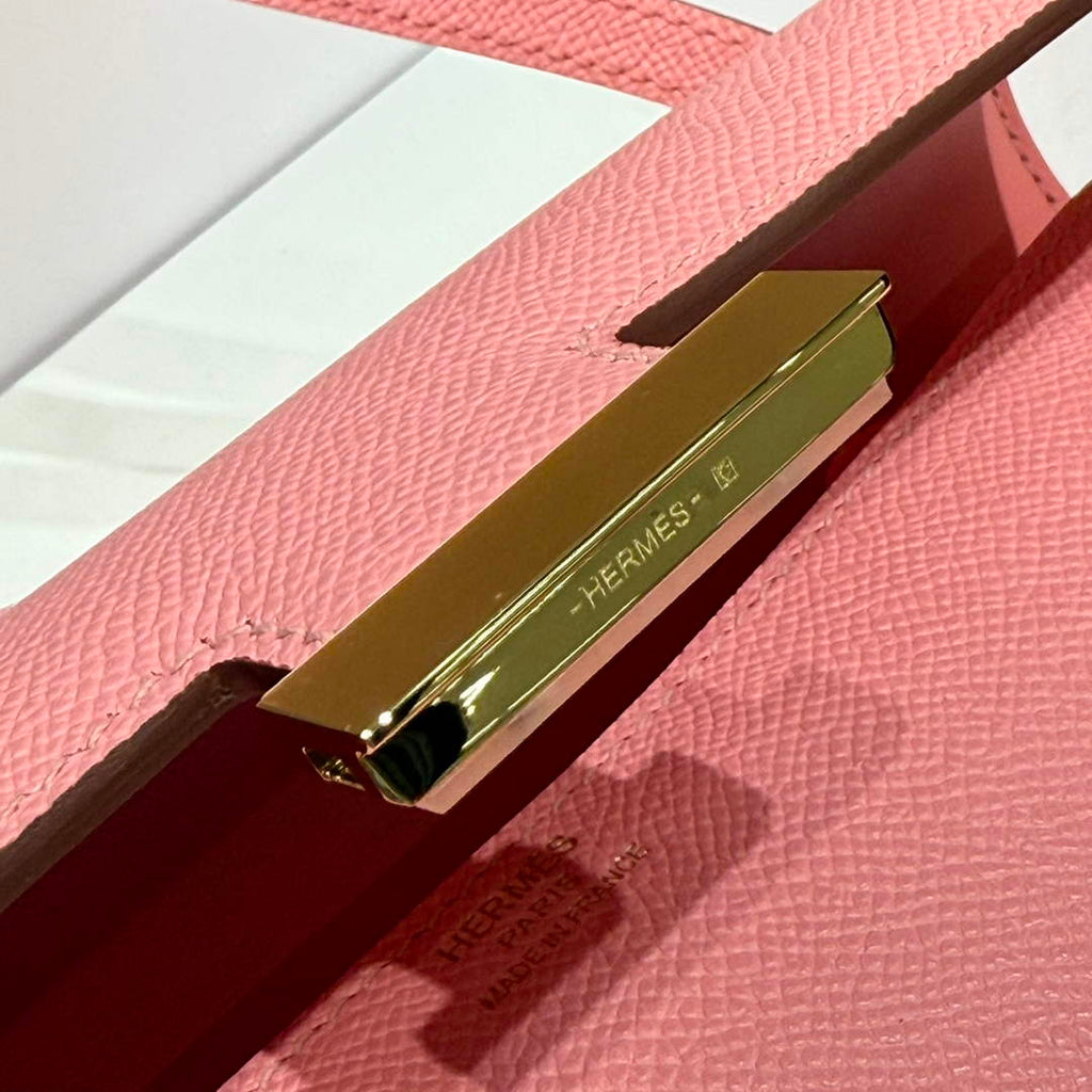 Hermes Constance Box Epsom Leather Pink Gold H082684