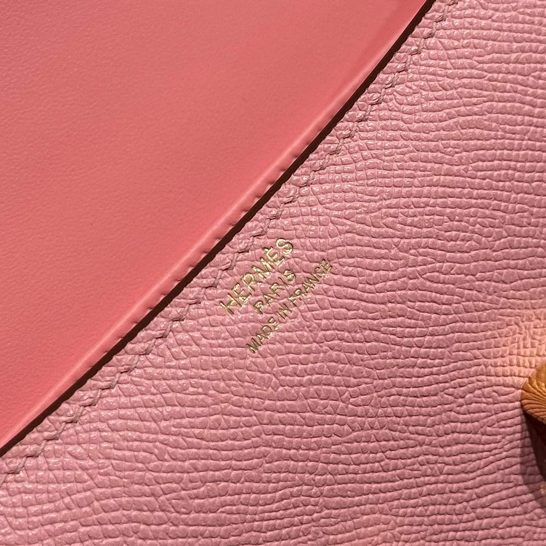 Hermes Constance Box Epsom Leather Pink Gold H082684