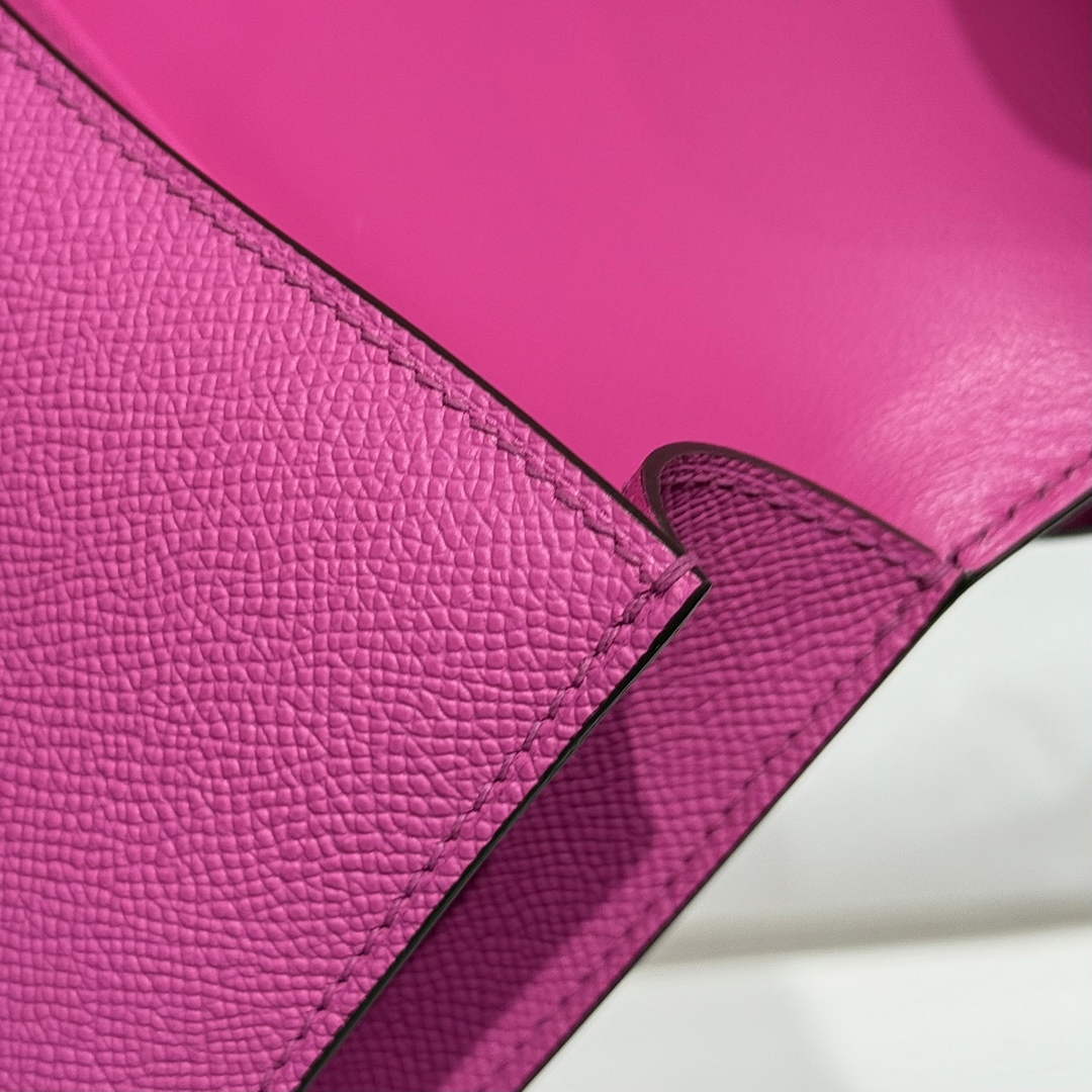Hermes Constance Box Epsom Leather Plum Gold H082688