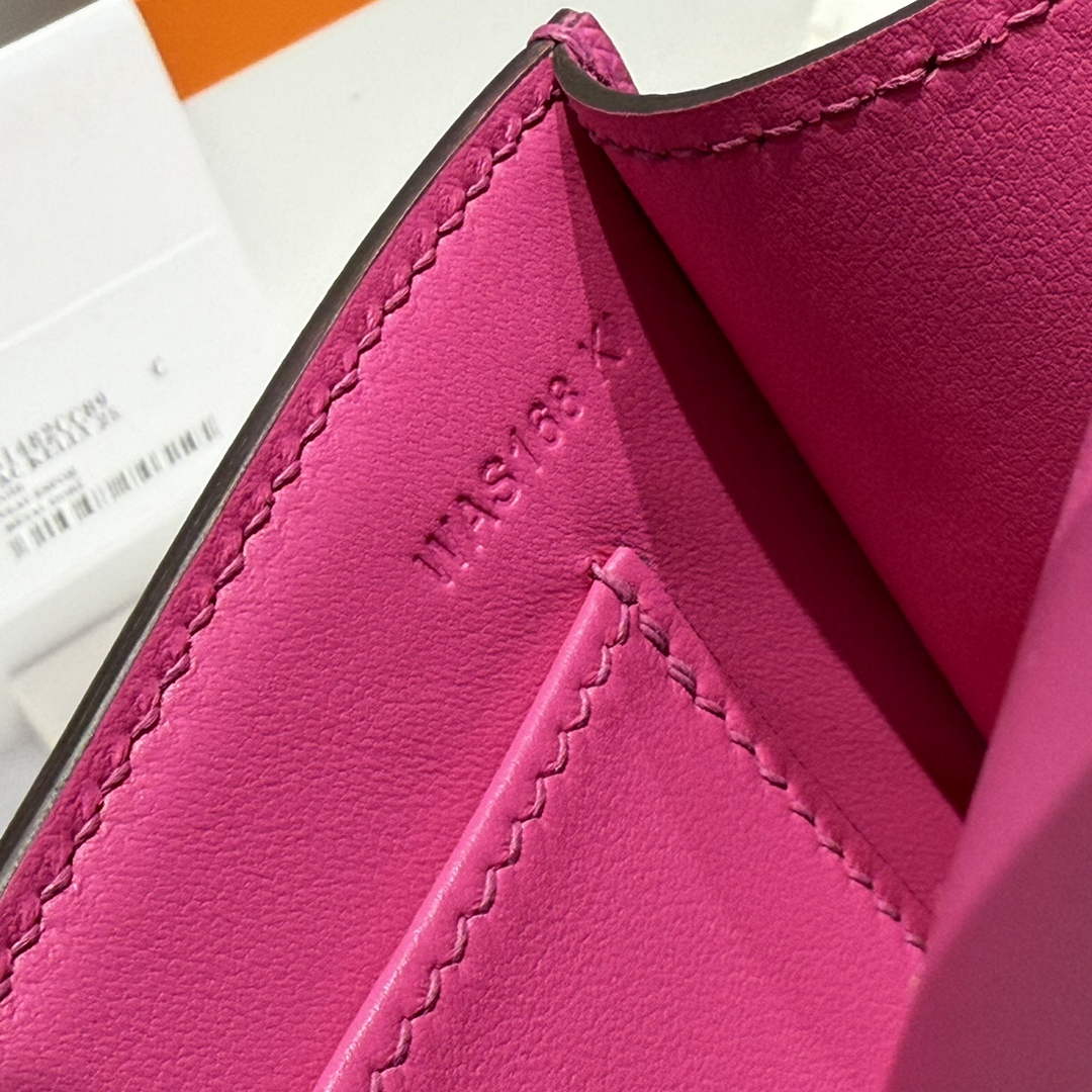 Hermes Constance Box Epsom Leather Plum Gold H082688