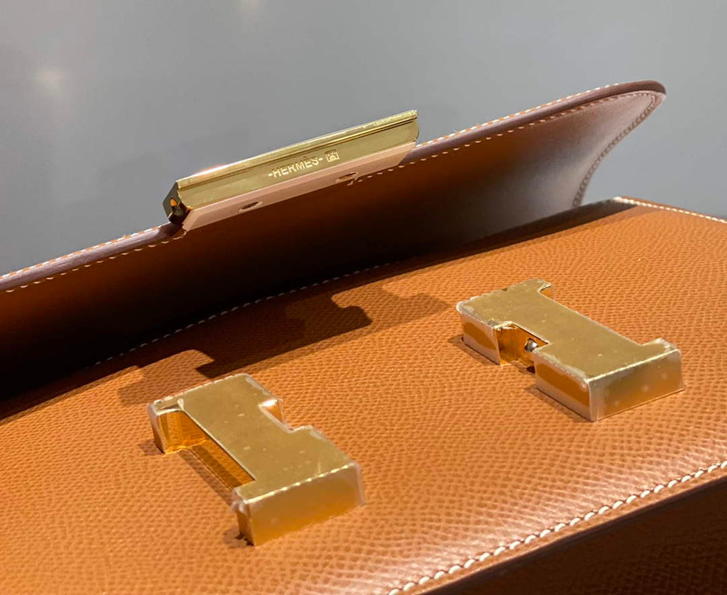 Hermes Constance 23 Box Epsom Leather Brown Gold H082810