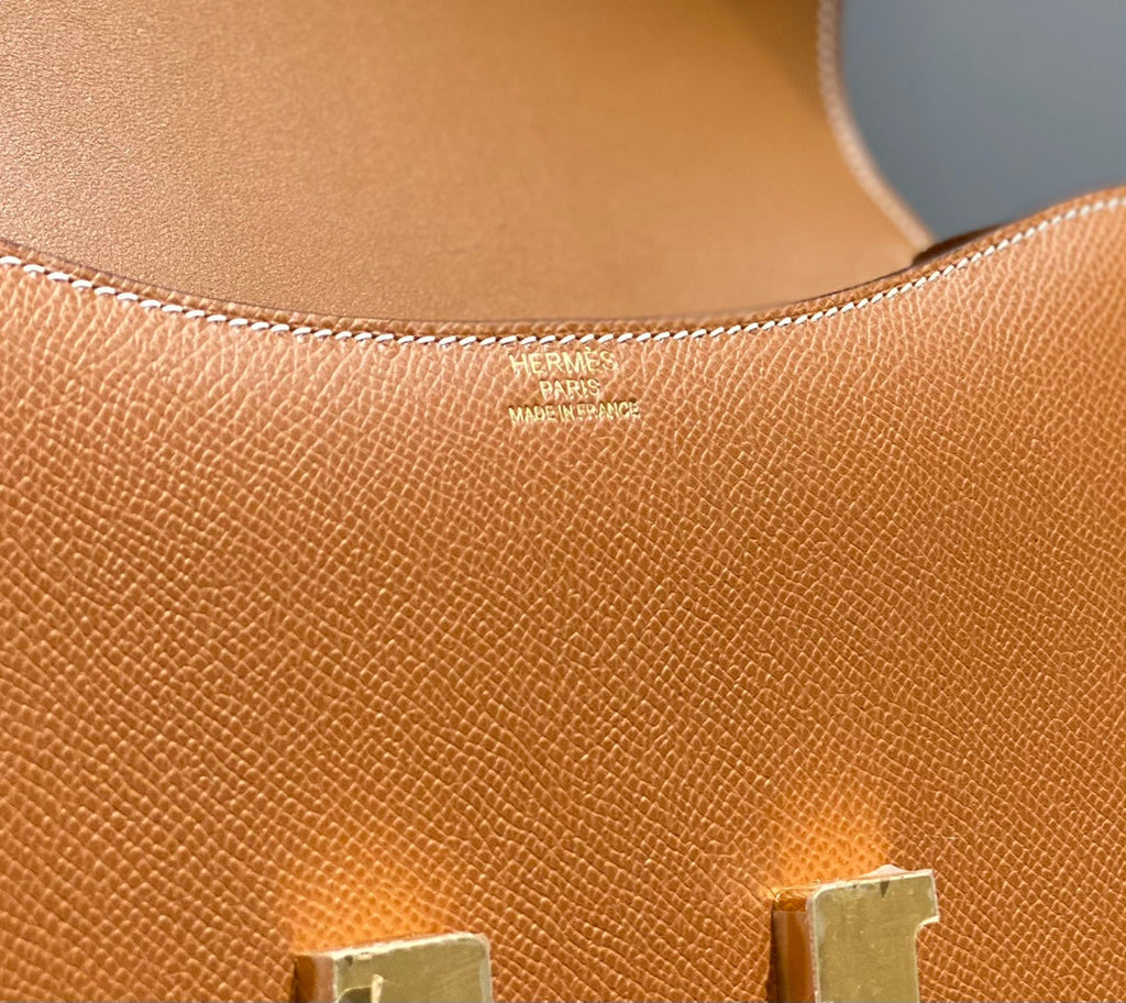 Hermes Constance 23 Box Epsom Leather Brown Gold H082810