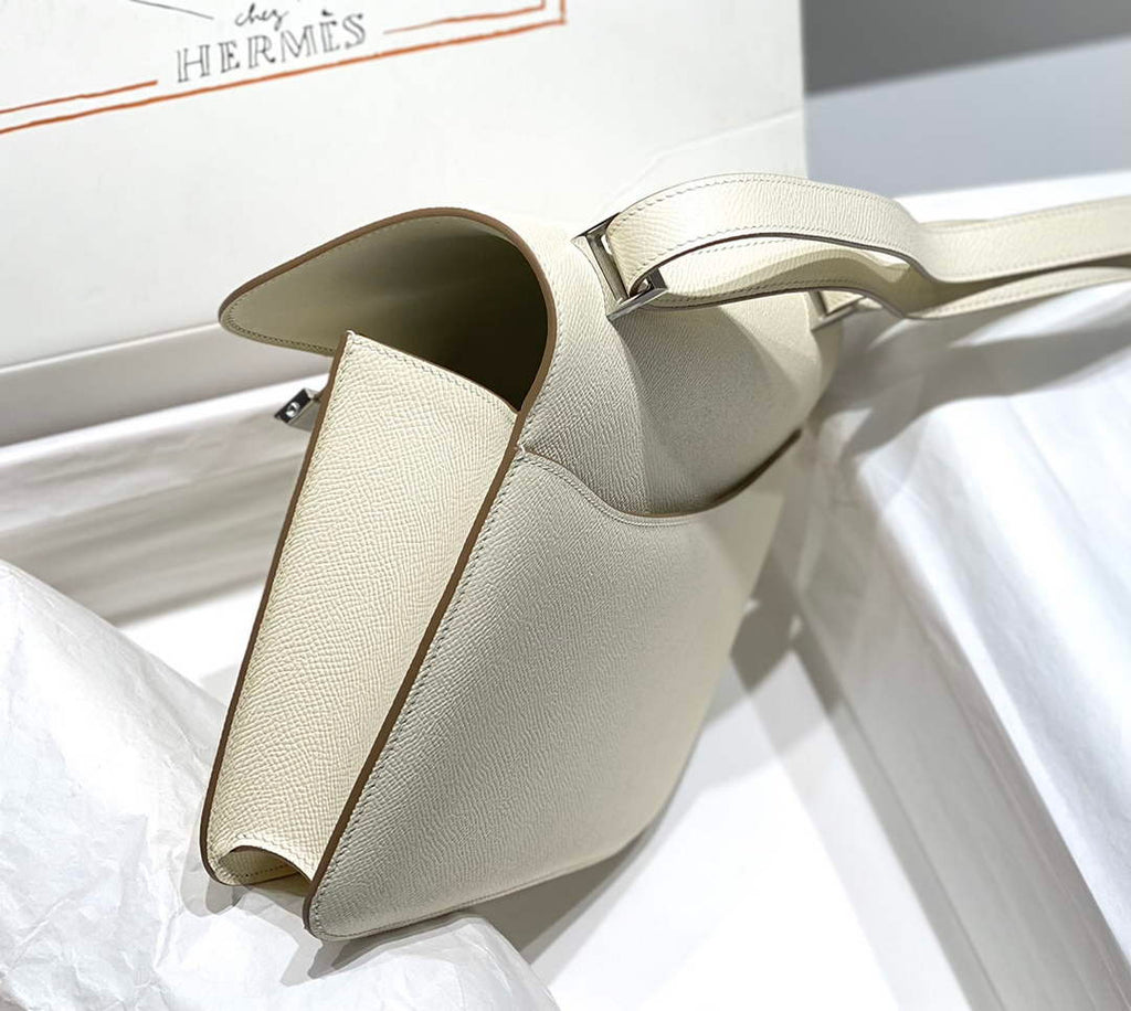 Hermes Constance 23 Box Epsom Leather Beige Silver H082808