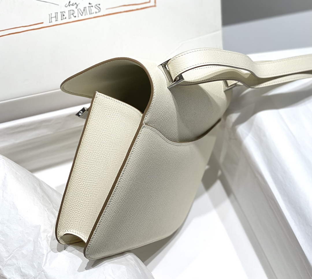 Hermes Constance 23 Box Epsom Leather Beige Silver H082808