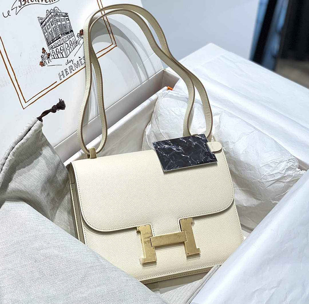 Hermes Constance 23 Box Epsom Leather Beige Gold H082809