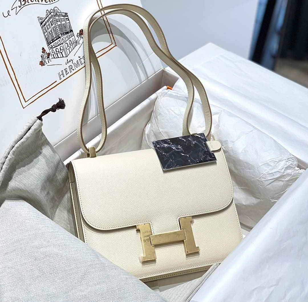 Hermes Constance 23 Box Epsom Leather Beige Gold H082809