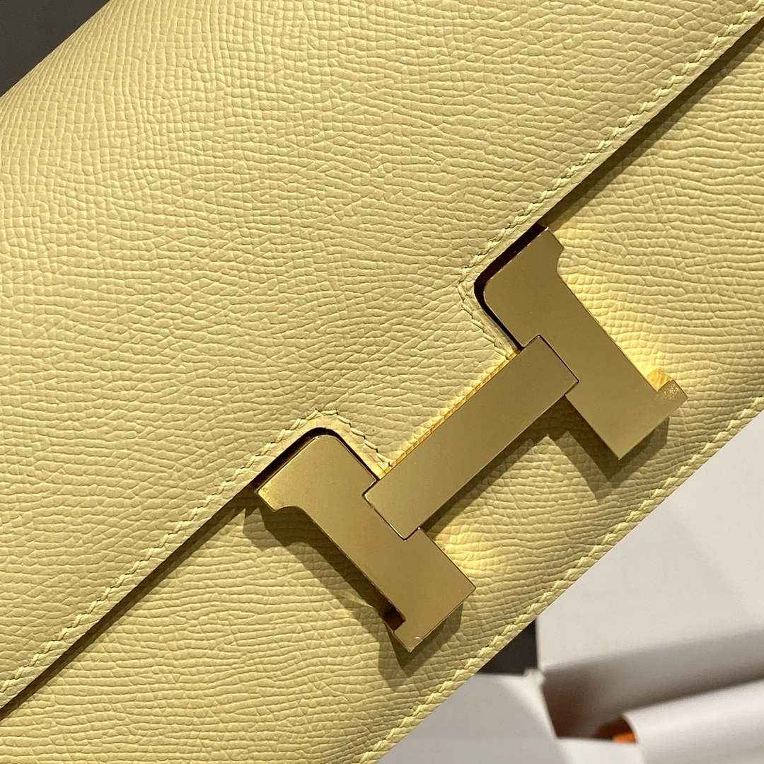 Hermes Constance Box Epsom Leather Yellow Gold H082760