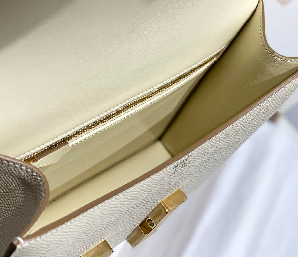 Hermes Constance 23 Box Epsom Leather Beige Gold H082809