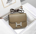 Hermes Constance 23 Box Epsom Leather Gray Silver H082807