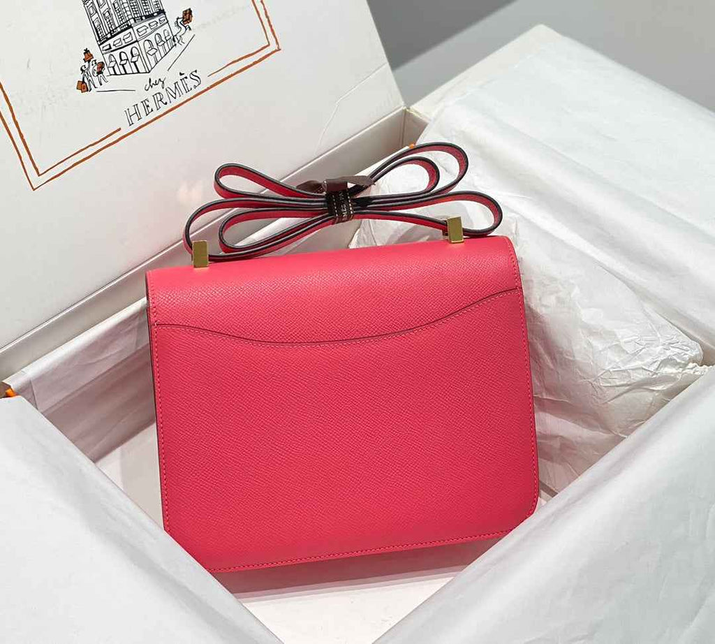 Hermes Constance 23 Box Epsom Leather Pink Gold H082800