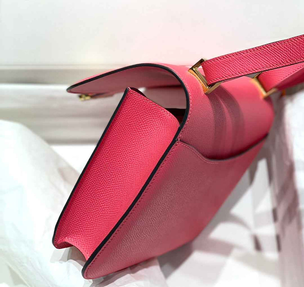 Hermes Constance 23 Box Epsom Leather Pink Gold H082800