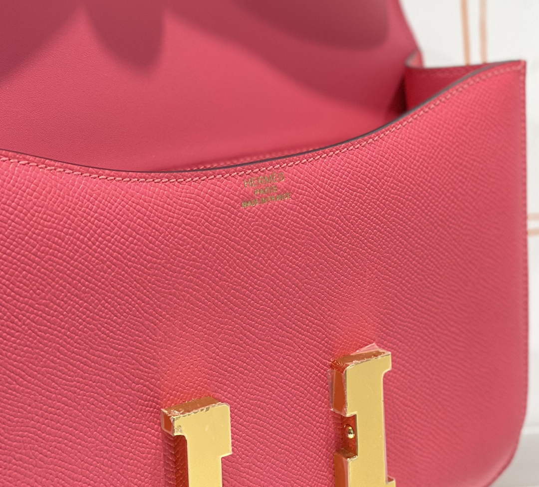 Hermes Constance 23 Box Epsom Leather Pink Gold H082800