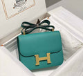 Hermes Constance 23 Box Epsom Leather Green Gold H082802