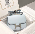 Hermes Constance 23 Box Epsom Leather Light Blue Silver H082812