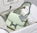 Hermes Constance 23 Box Epsom Leather Light Green Silver H082813