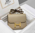 Hermes Constance 23 Box Epsom Leather Light Gray Gold H082803