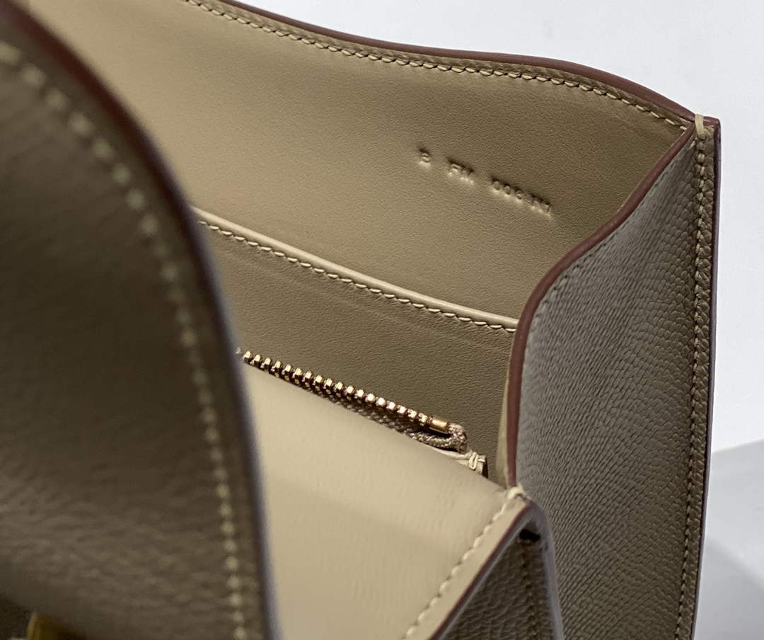 Hermes Constance 23 Box Epsom Leather Light Gray Gold H082803