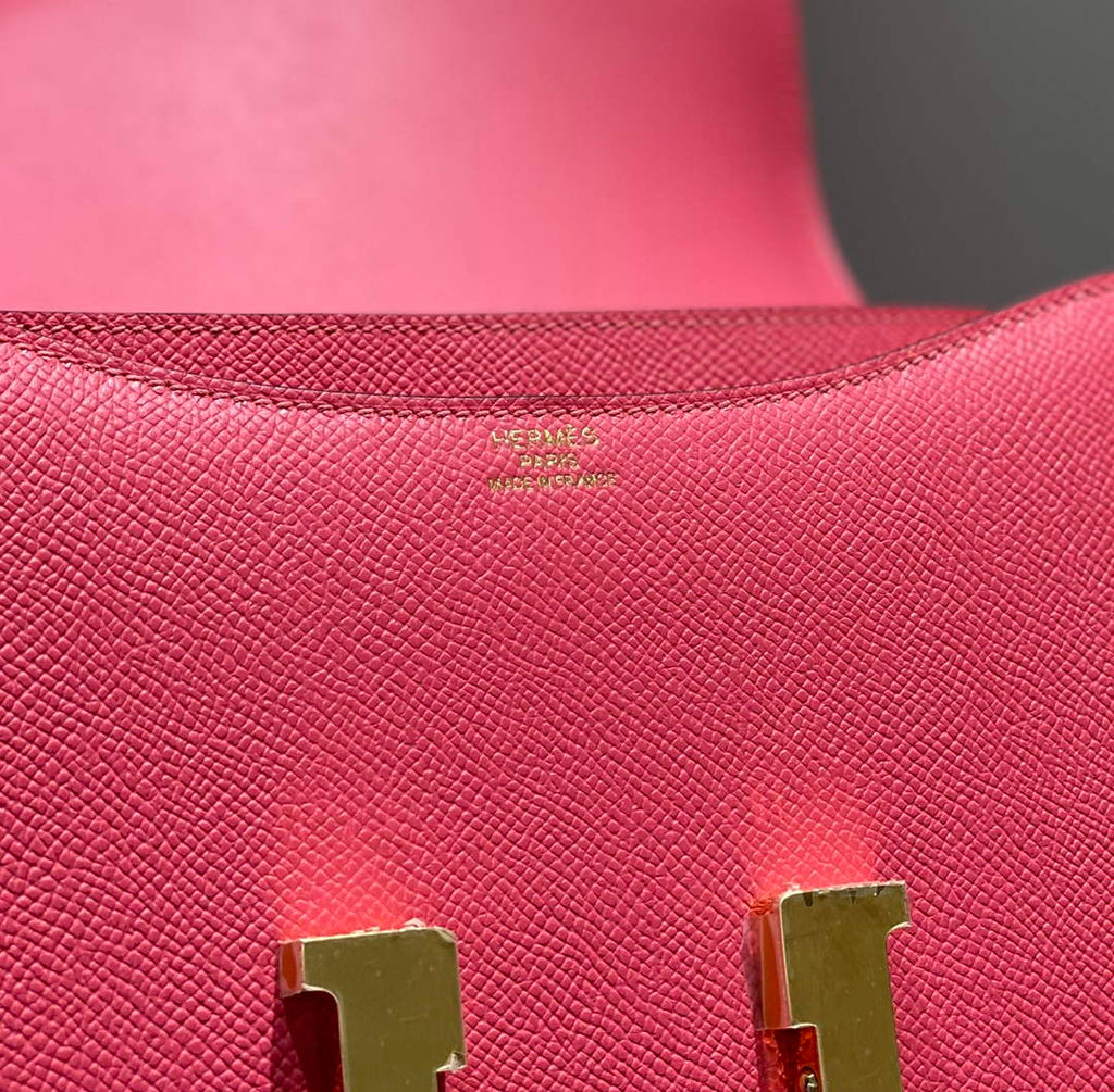 Hermes Constance 23 Box Epsom Leather Pink Gold H082901