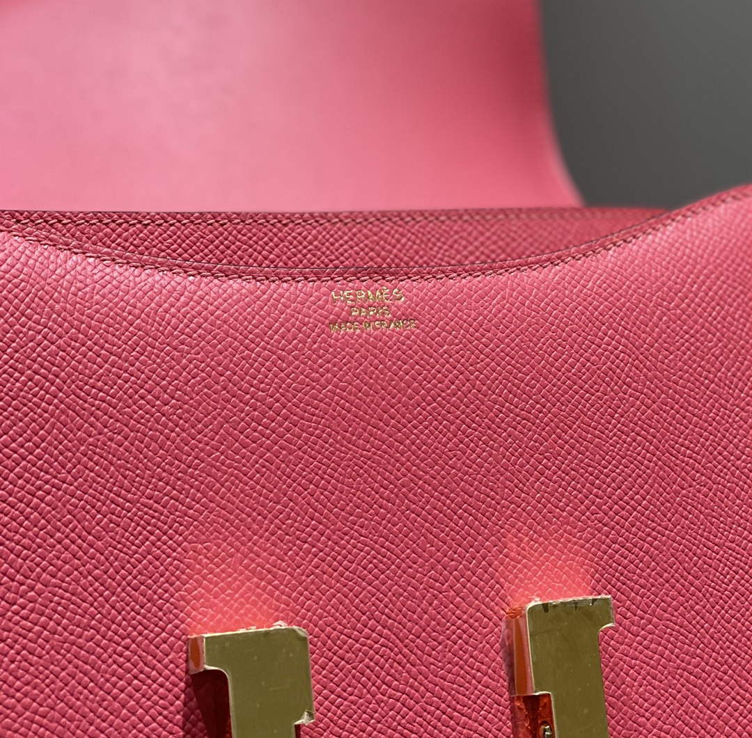 Hermes Constance 23 Box Epsom Leather Pink Gold H082901