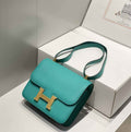 Hermes Constance 23 Box Epsom Leather Green Gold H082902