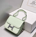 Hermes Constance 23 Box Epsom Leather Light Green Silver H082904
