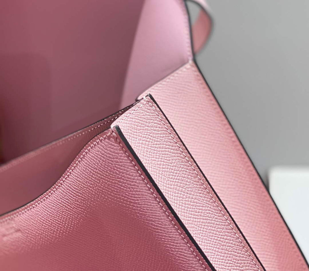 Hermes Constance 23 Box Epsom Leather Light Pink Silver H082906