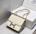 Hermes Constance 23 Box Epsom Leather Beige Silver H082910