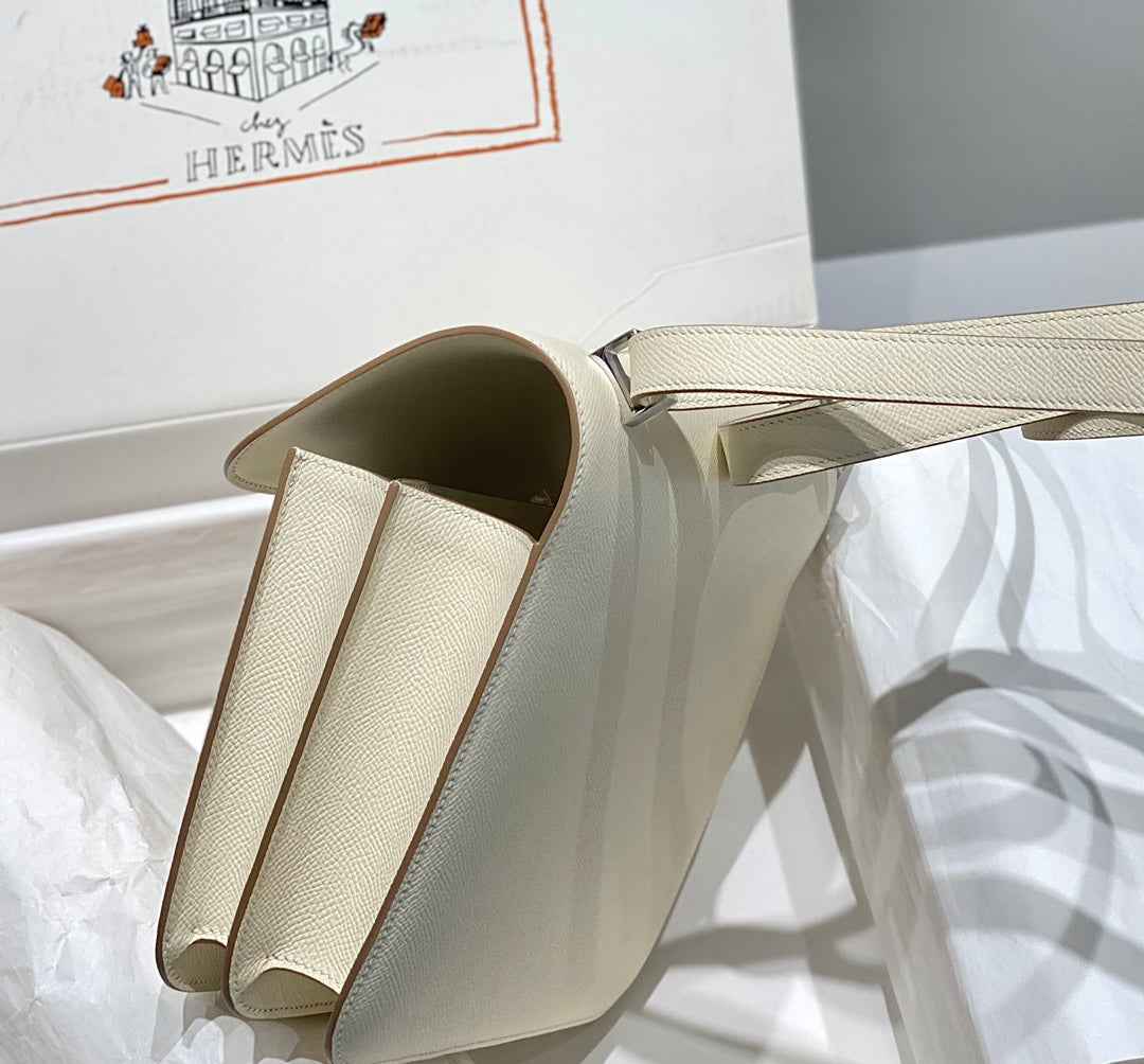 Hermes Constance 23 Box Epsom Leather Beige Silver H082910