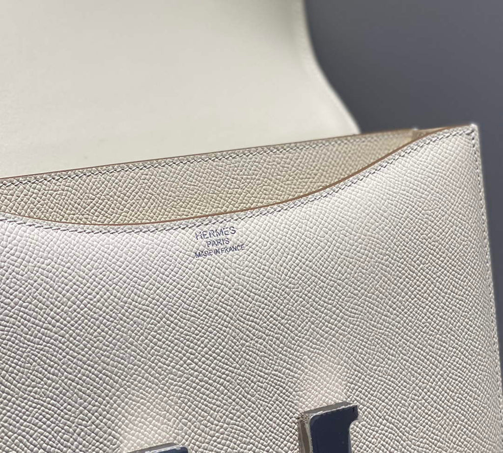 Hermes Constance 23 Box Epsom Leather Beige Silver H082910