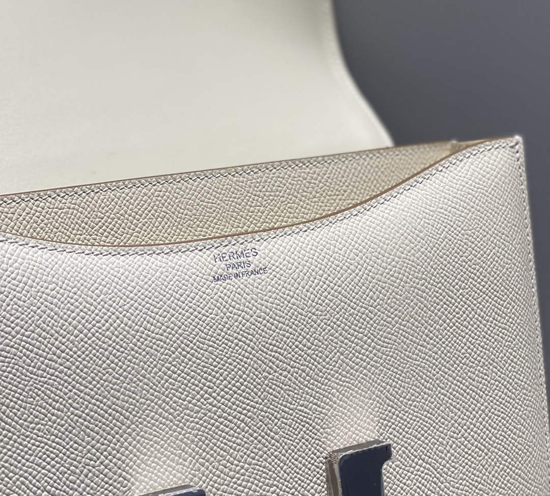 Hermes Constance 23 Box Epsom Leather Beige Silver H082910