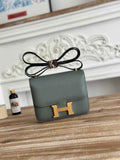 Hermes Constance Epsom Leather 19cm Green Gold H082207