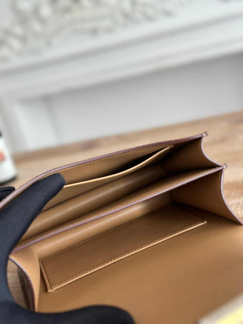 Hermes Constance Epsom Leather 19cm Tan Gold H082219