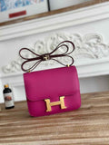 Hermes Constance Epsom Leather 19cm Purple Gold H082221