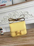 Hermes Constance Epsom Leather 19cm Yellow Gold H082223
