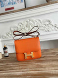 Hermes Constance Epsom Leather 19cm Orange Gold H082230