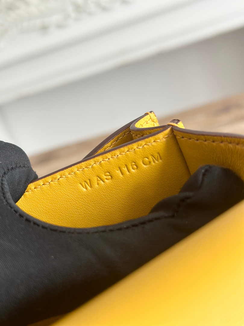 Hermes Constance Epsom Leather 19cm Dark Yellow Gold H082237